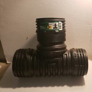 Flex-Drain - 4" (inch) Flexible T/Y Drain Fitting - NEW